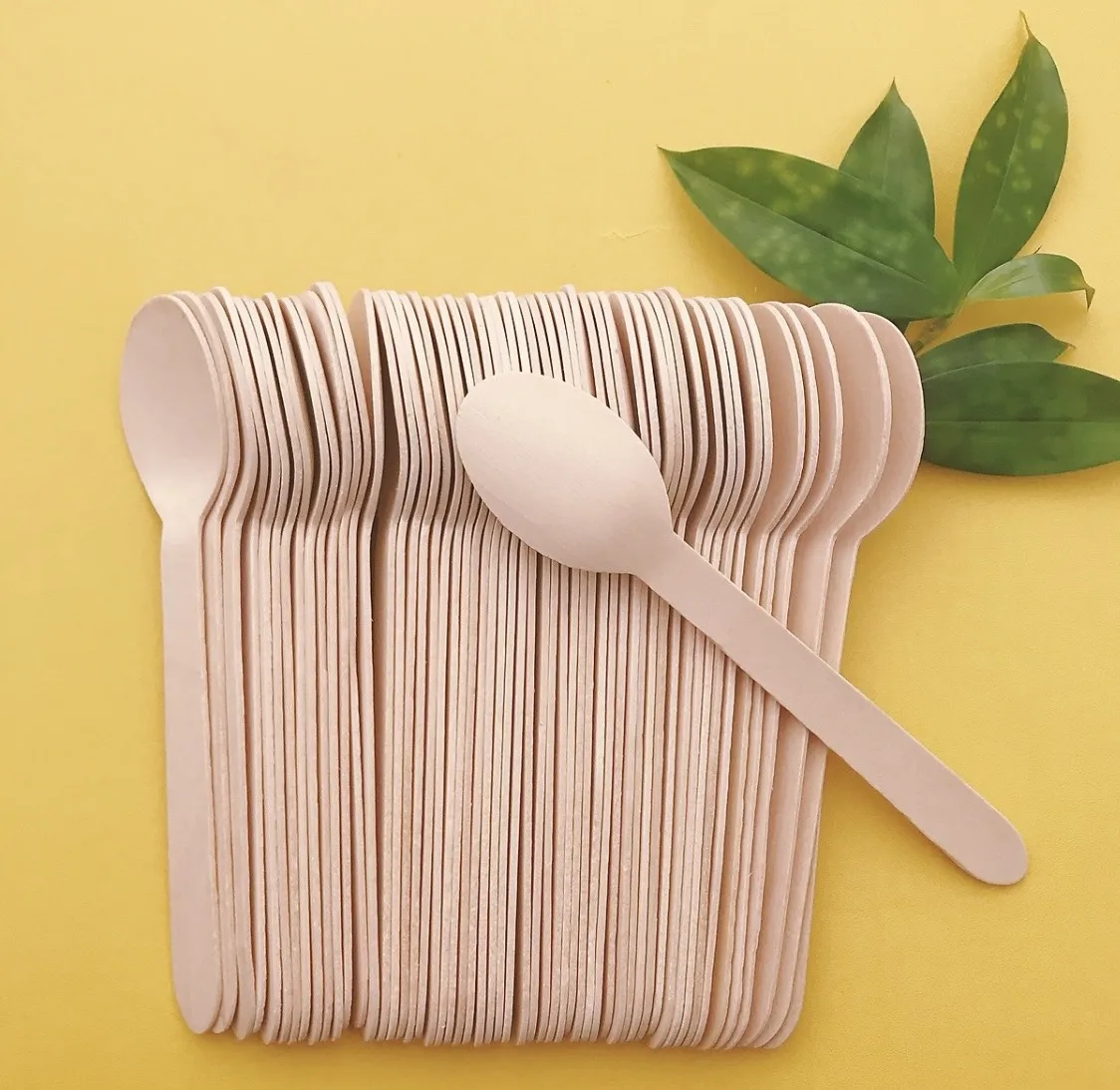 Wholesale OEM Custom Logo High Quality Cheap Price DISPOSABLE WOODEN CUTLERY UTENSILS Made In Viet Nam