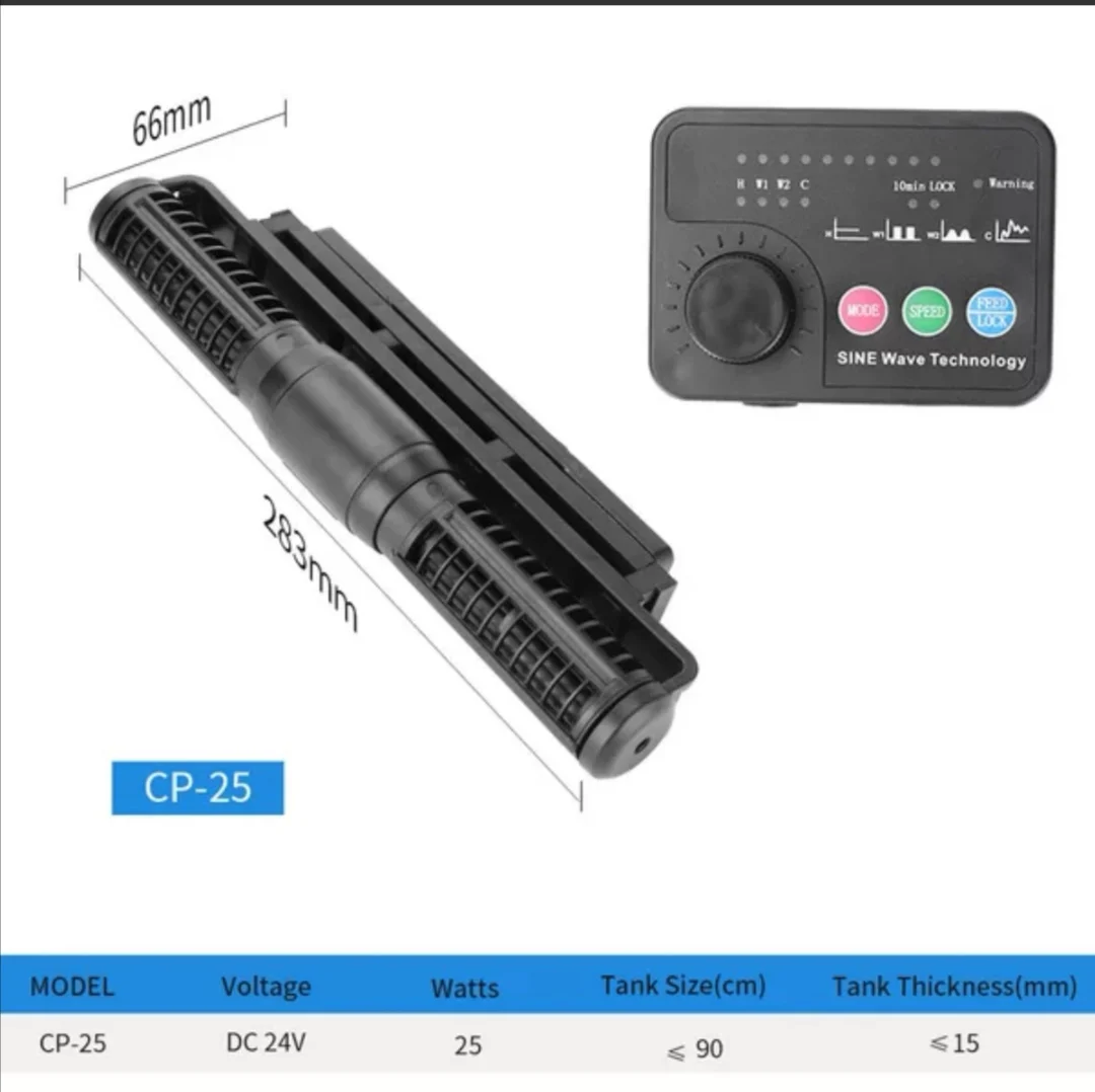 25W Jebao Marine Aquarium Wave Maker for Wireless Master/Slave Pump Control CP25 circulation pump cross flow wave pump