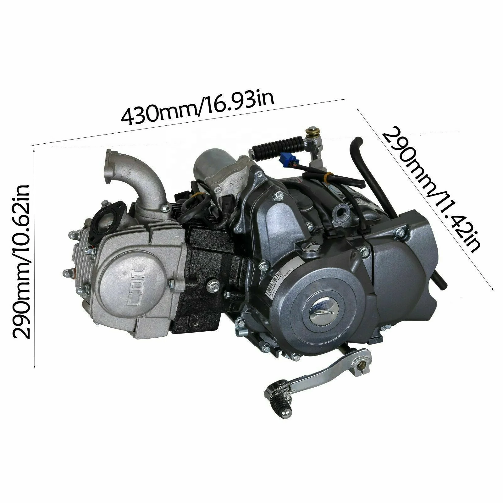 Motorcycle 125cc 1 Cylinder 4-Stroke Air-Cooled Engine Motor Semi Auto For Honda Yamaha Trail Bike CT70 CT90 CT110 Z50 SL90