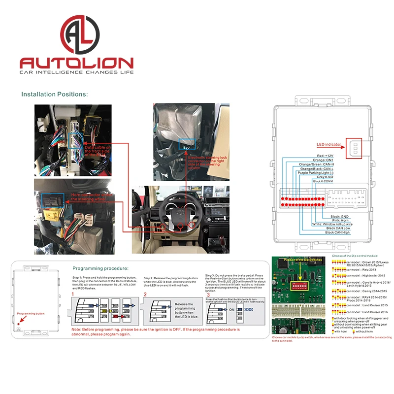 
Engine stop start System 433.92 mhz remote starter for car 
