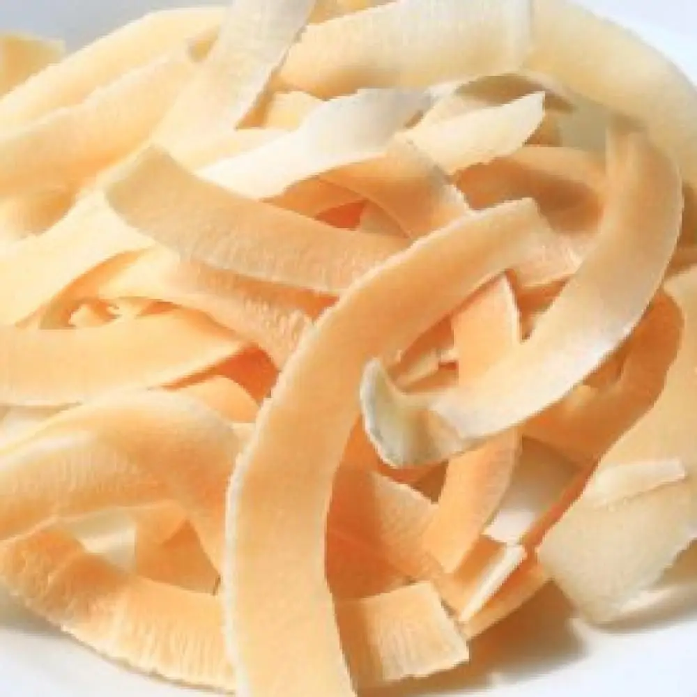 Здоровые кокосовые чипсы фрукты овощи закуски Кокосовая жареная сушеная закуска оптовая продажа из