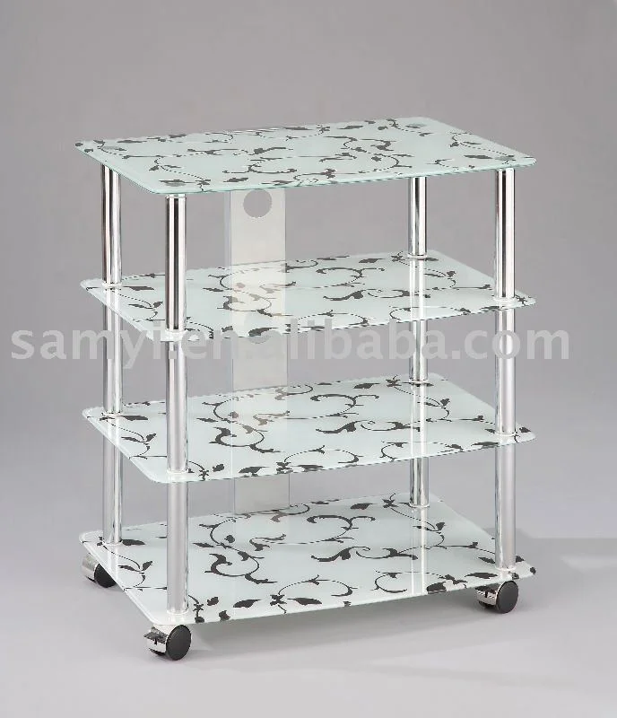 
Современная стеклянная подставка для телевизора 