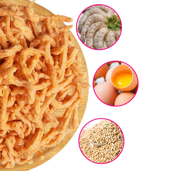 Malaysia Halal Seafood Crackers Snack Shrimp Chips Prawn Crackers Muruku Chili Snack Spicy Wholesale OEM Keropok Kerupuk