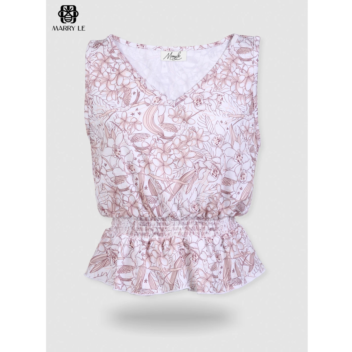 ELEGANT SLEEVELESS TOP blouses and tops ladies wholesale OEM ODM Customized clothing - MD99