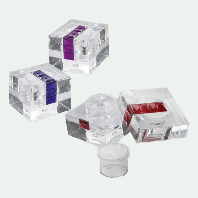 
 Производство Тайваня, косметическая упаковка хорошего качества, акриловая внутренняя многоразовая банка  