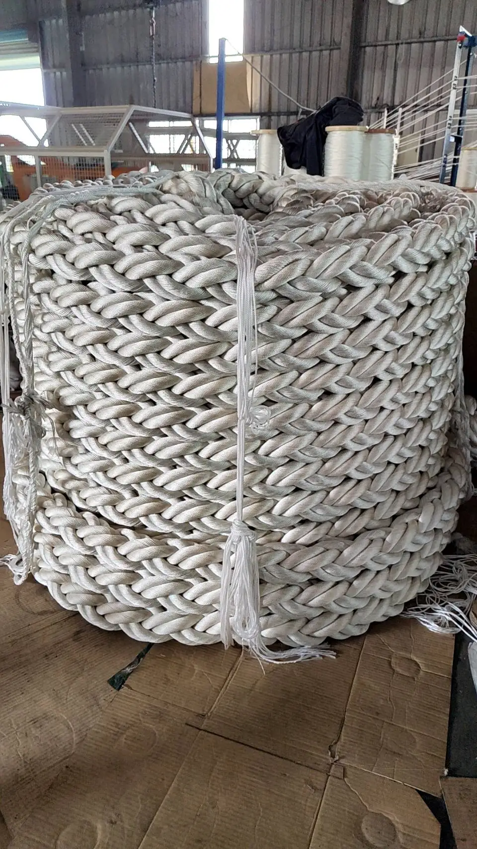 Custom size nylon 8-strand braided rope mooring ropes