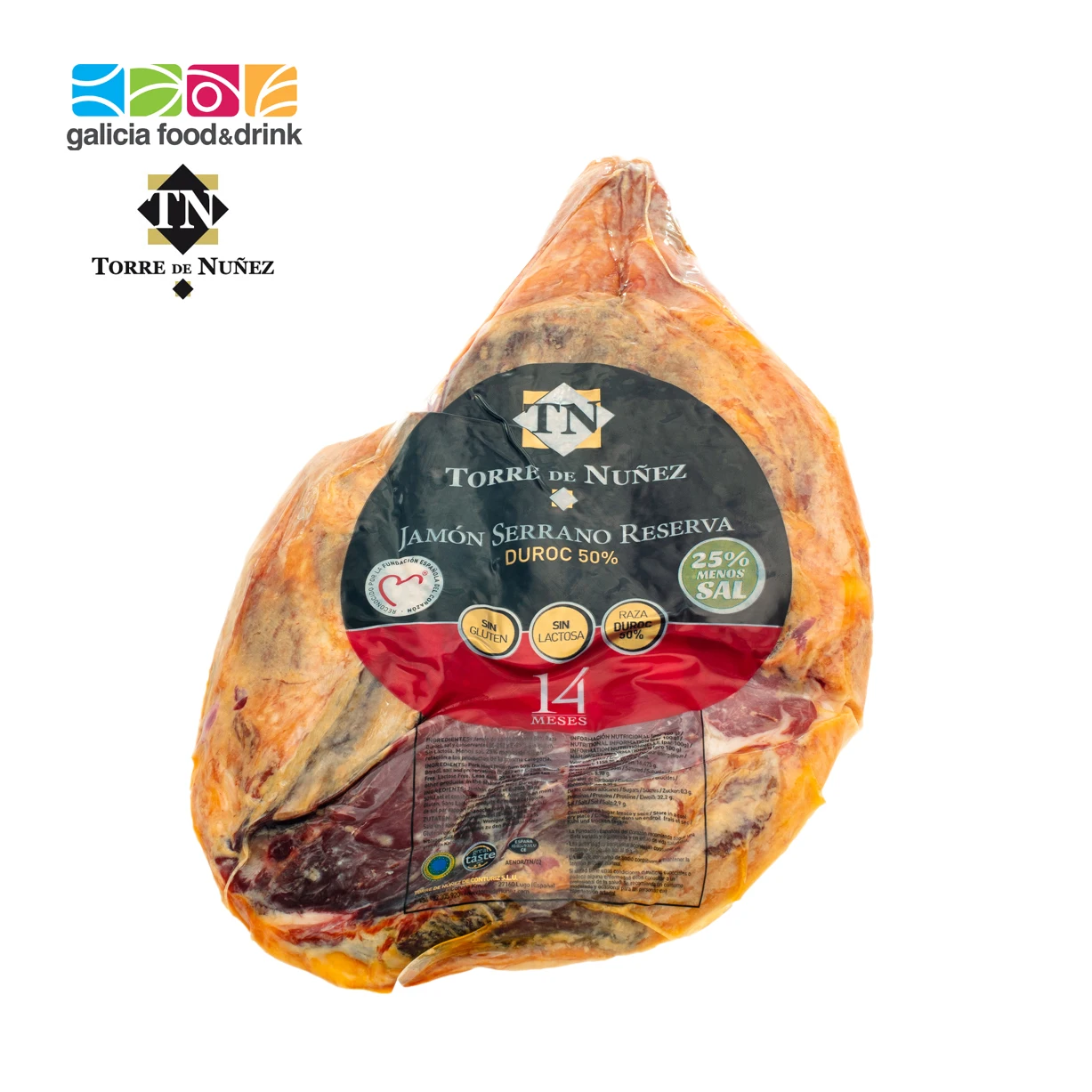 Serrano Ham (duroc) бронированный 14 мес-V Cut [Торре нунез]