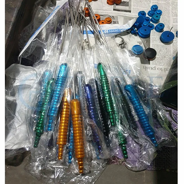 Liposuction Cannula Set of 10 pieces Fixed Handle/ Plastic Surgery Instruments/ Fat harvester set