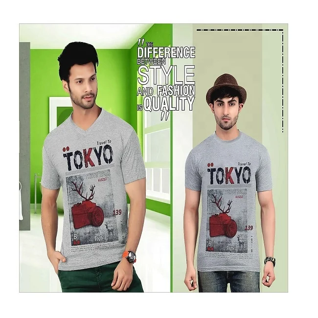 Grey color 100% Cotton tshirt Plain logo  Brand O-neck T-Shirt Customized men t shirt wholesale