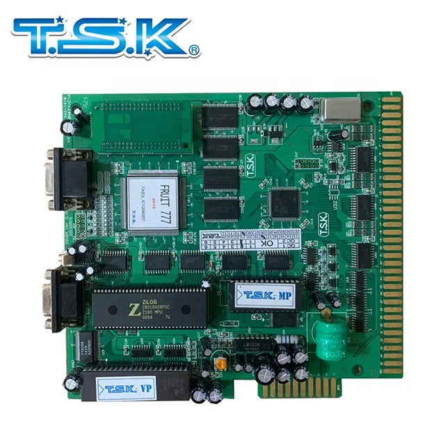 Fruit 777 : TSK Taiwan Arcade Mario Slot Video Coin Operated Game Jack pot Machine Roulette