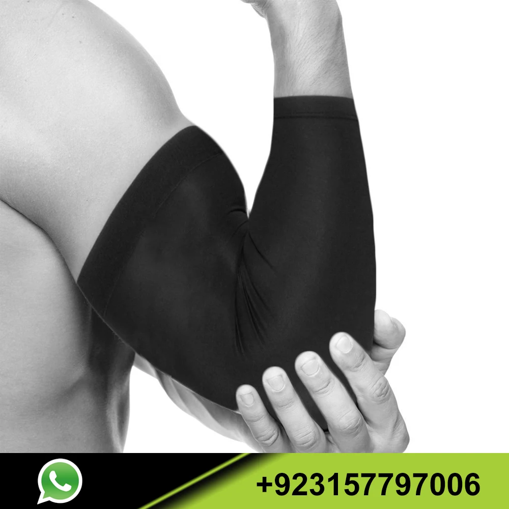 Elbow Compression Sleeve - Best Elbow Sleeves For Weightlifting - Comfortable Elbow Sleeves For Gym Workout And More