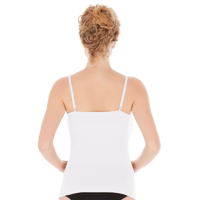 Seamless Bamboo Camisole Undershirt Tank Top with Adjustable Straps Low Minimum order quantity fast delivery in stock shipping
