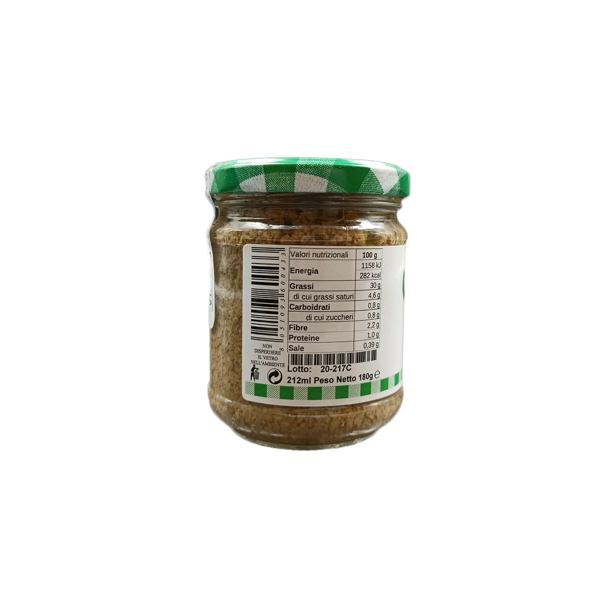 Green Olive Cream | Italian spread cream with green olives and spices in olive oil | 180 gr