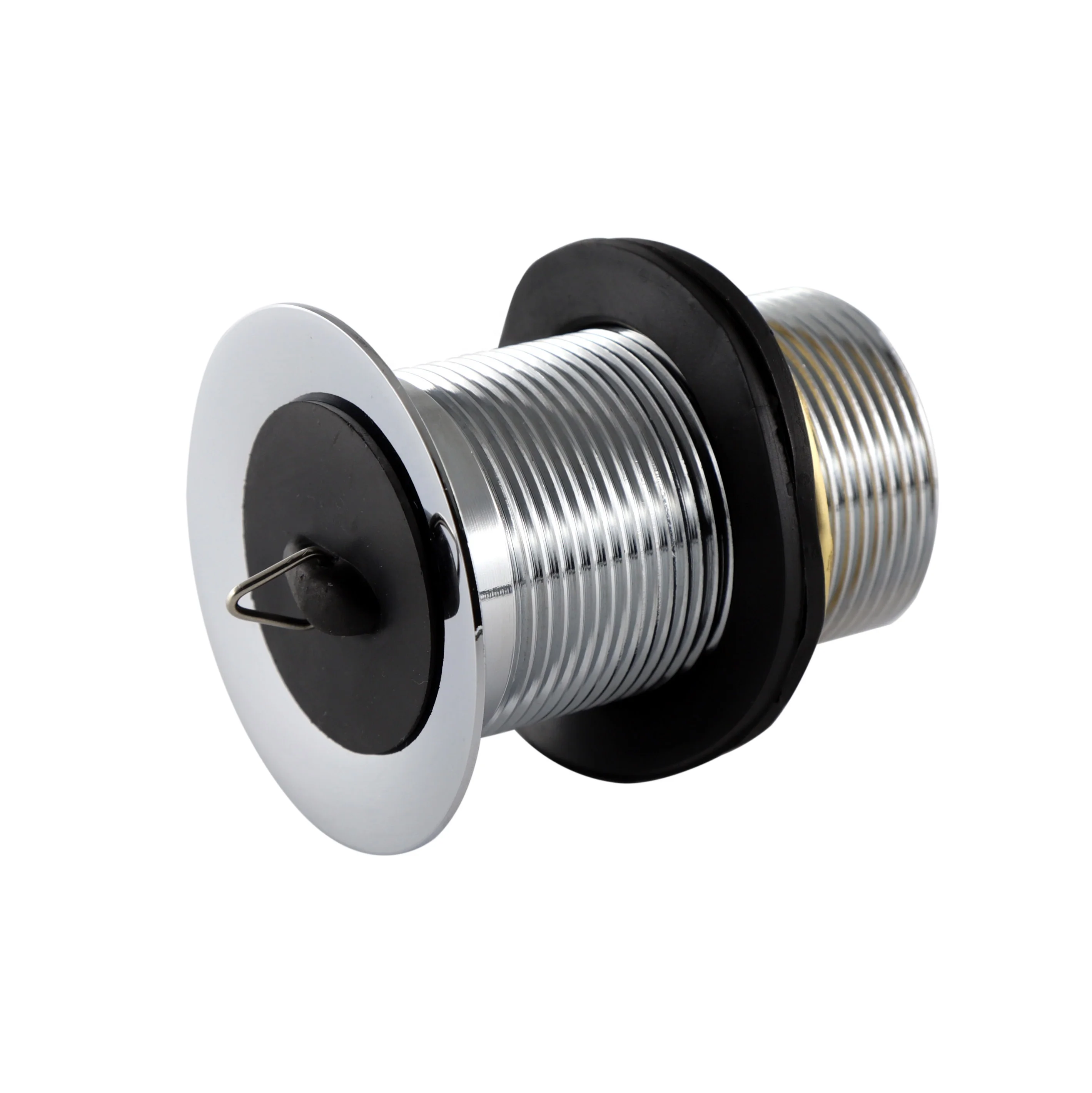 Popular wash basin drain pipe for sink 1 1/4' with rubber plug basin waste