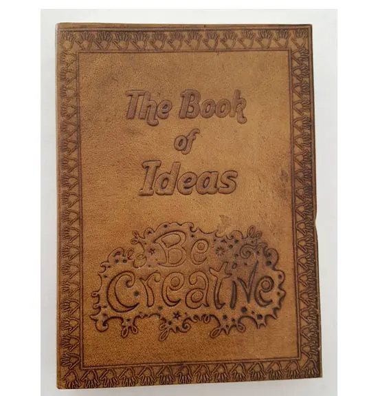 Leather Notebook Journals Customized Diaries 100 % Recycle Handmade Cotton Paper 144 pages Stationery Online