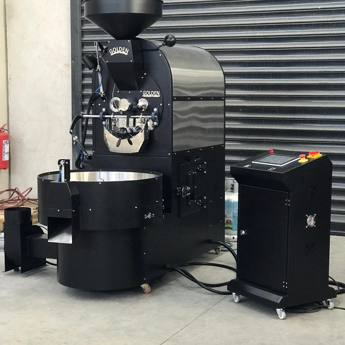 
GR20 Golden Coffee Roaster 20KG Batch Capacity Coffee Bean Roasiter Machine LPG/Propan/Natural Gas Heating Source 