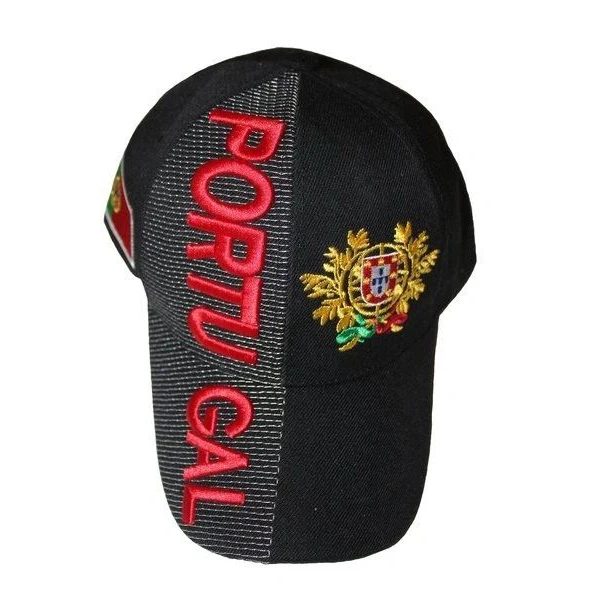 Головные уборы с вышивкой имени Португалии и флажков ачарующий футбольный турнир мира по футболу