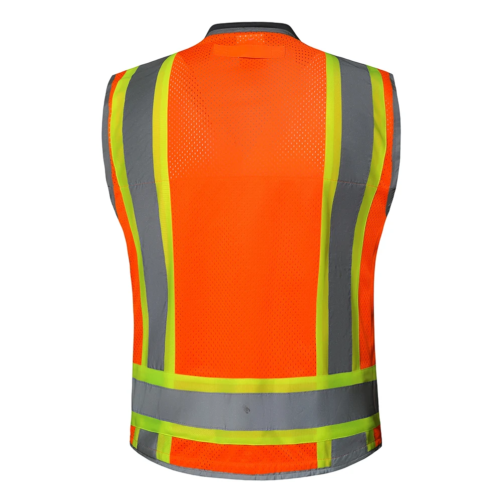 Black & Red Safety Vest For Road, Security, Working, High Visibility Tactical vest