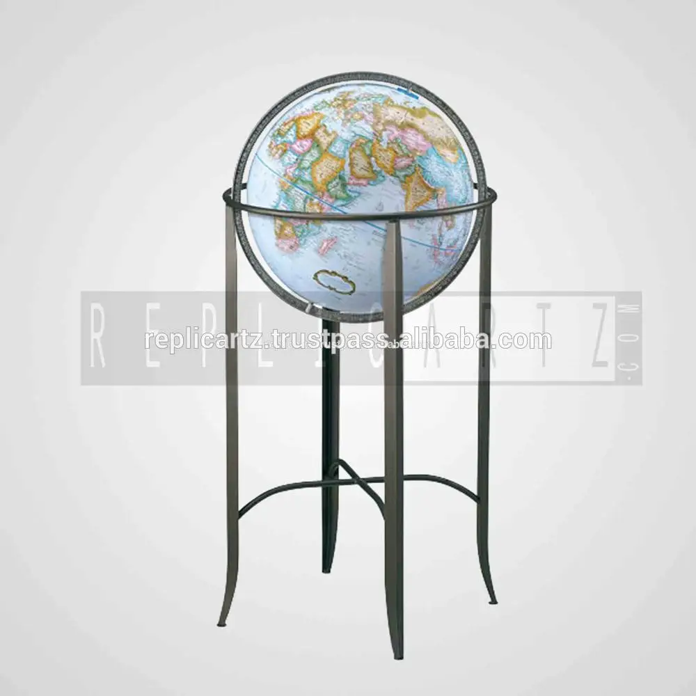 world globe metal stand Educational Interactive Globe for Home Decor Office Desktop