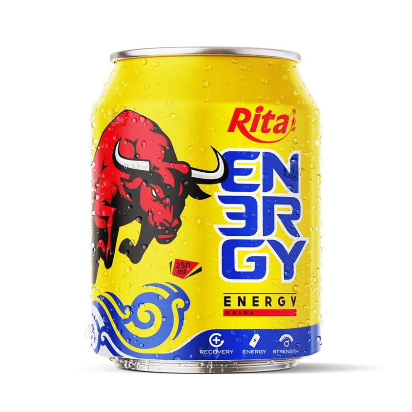 supplier Premium Quality Vietnam Soft Dink 250 ml Short Canned Energy Drink