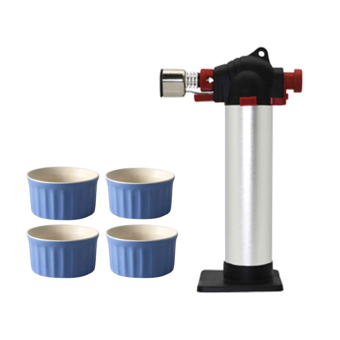 
Taiwan Made Heating Butane Torch With Ramekin Dish 
