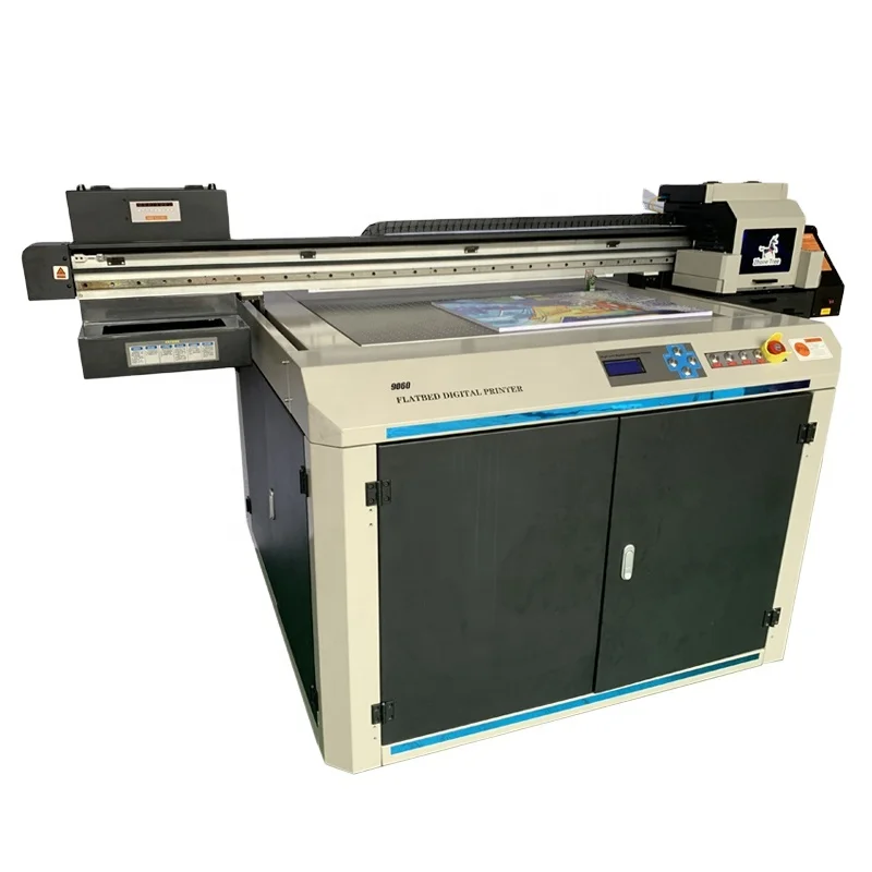 Zhone Tree ZT-9060X good price 6090 9060 A0 size UV DTF printer LED flatbed UV printer for gift box glass oval box