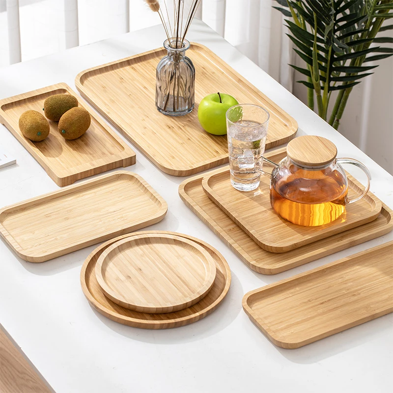 Woven bamboo tray bamboo product made in Vietnam bamboo set tray round tray