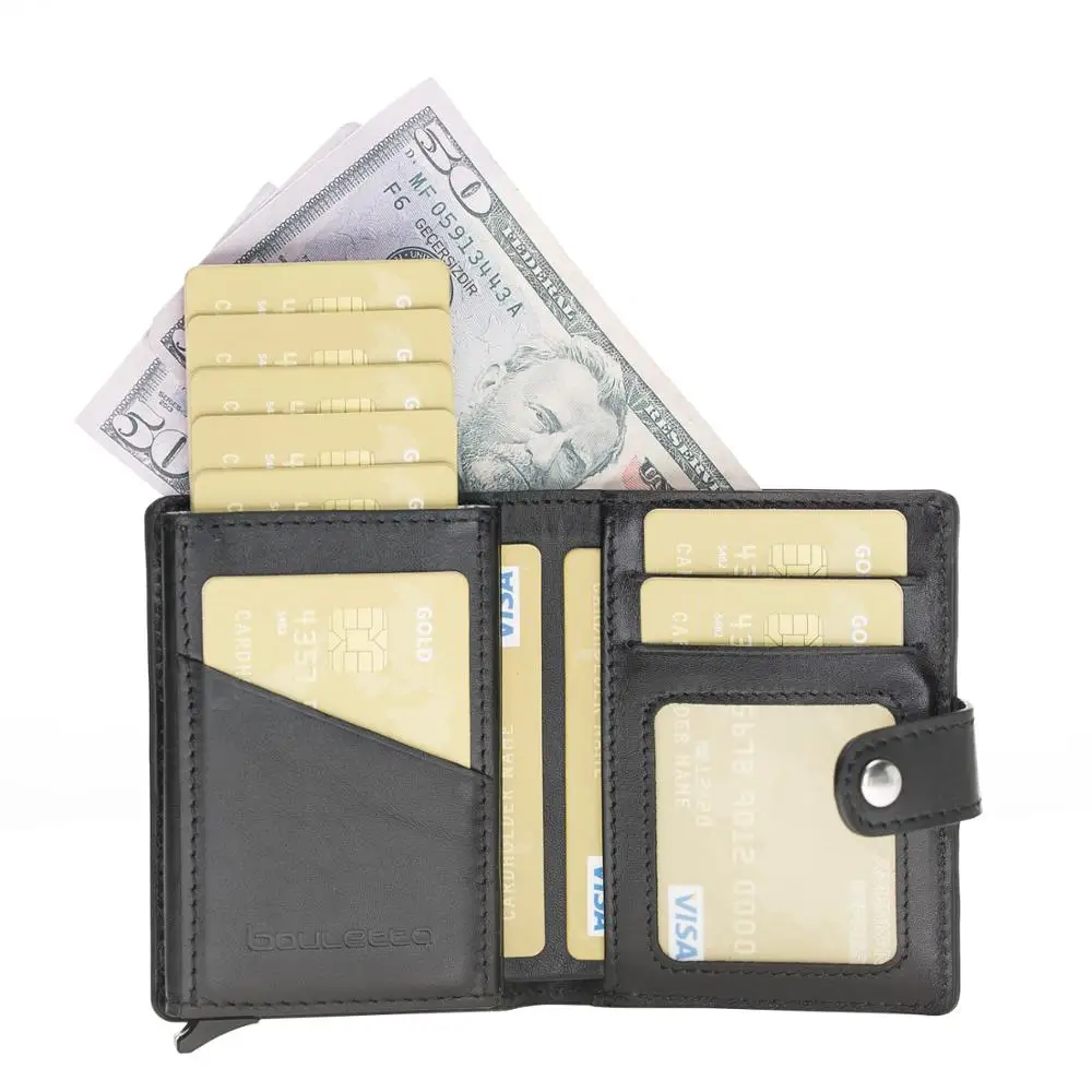 2019 Hot Selling Genuine Leather Wallet and Card Holder  with RFID locker Feature from Turkey Istanbul