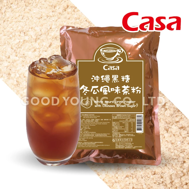 Оптовая продажа белая тыква зимняя Дыня Окинава коричневый сахар мгновенный жемчуг молока пузырьковый чай Boba