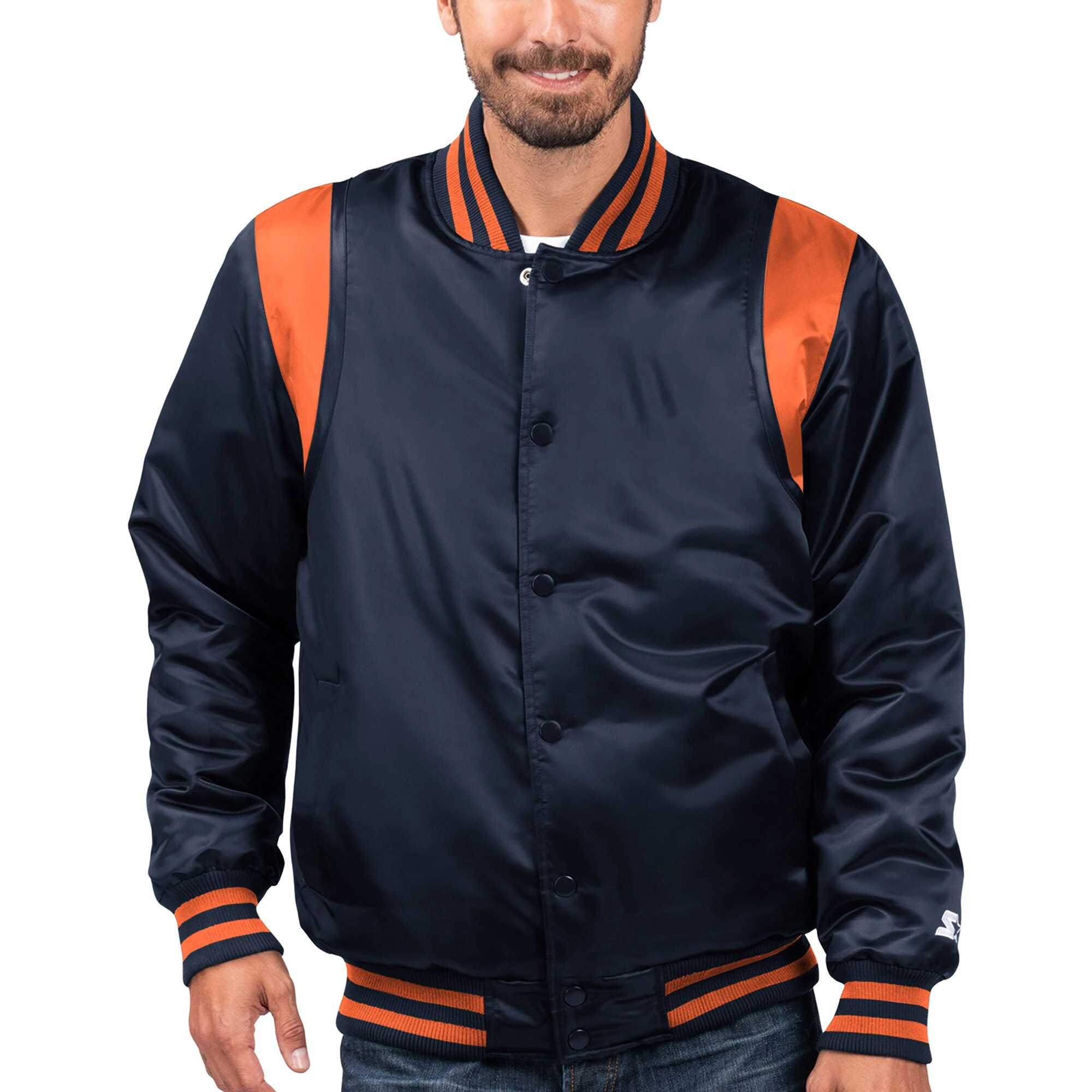 Lightweight Custom Made College Baseball Satin Nylon Polyester Flight Bomber Jackets