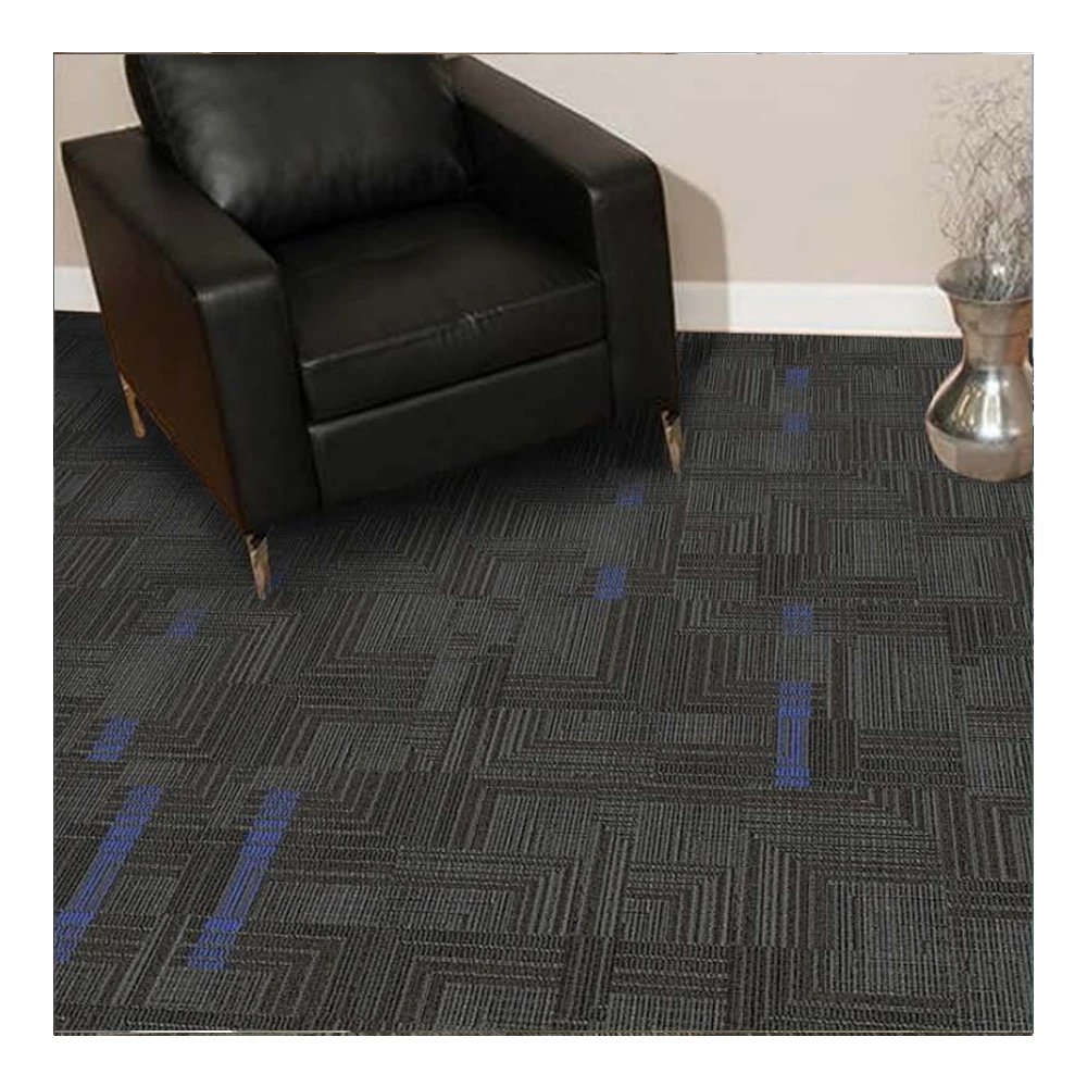 Commercial backing carpet tiles indoor office home carpet tile Studio use commercial nylon 50*50CM carpet tiles
