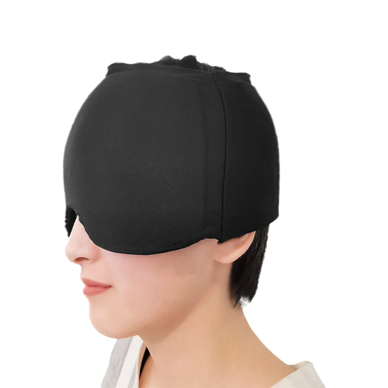 Hot Selling Stretchable Cold Therapy Gel Ice Migraine and Headache Relief Hat for Migraines and Tension Headache Relief ice hat