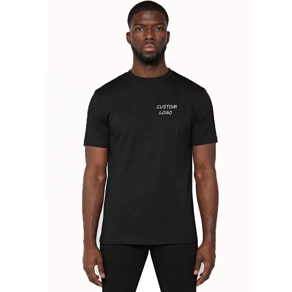 
Мужские повседневные Черные футболки нового дизайна 2021 