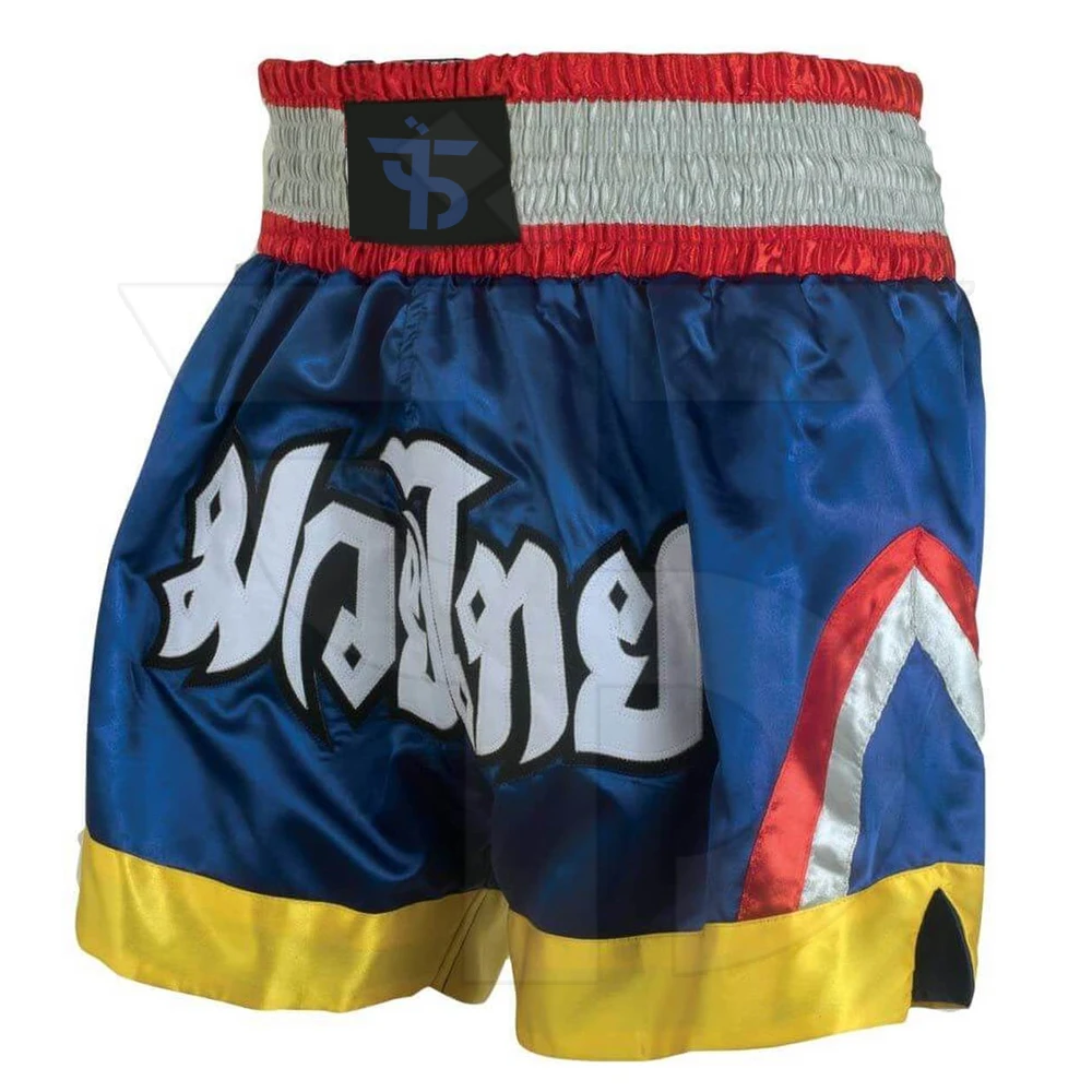 Высококачественные рабочие шорты для кикбоксинга Muay Thai с аппликацией