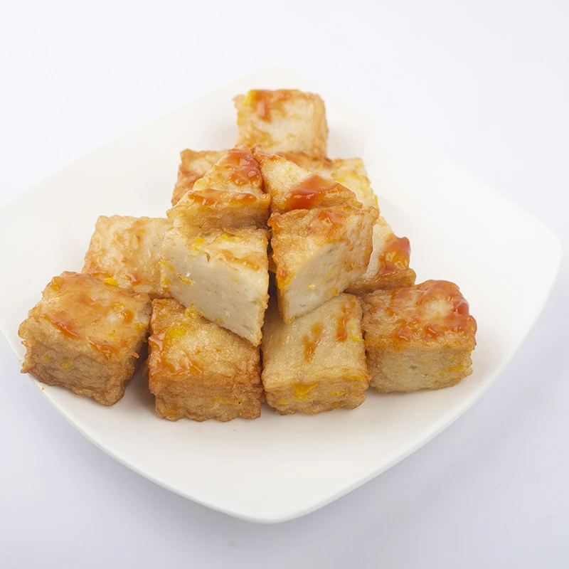 Пирожные со вкусом острых рыб замороженные жареные рыбные пирожные из Вьетнама для закусок или ужина оптовая цена производителя