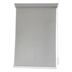 Gray Indoor Roller Blinds Fabric Sunscreen Roller Blinds