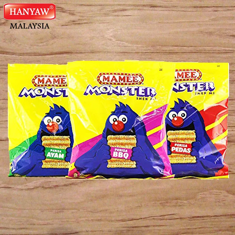 [Malaysia] Fast Shipping + Halal Certified Mamee Monster Snack Mi Chicken Flavour ( 25g x 8 pcs / Ctn)