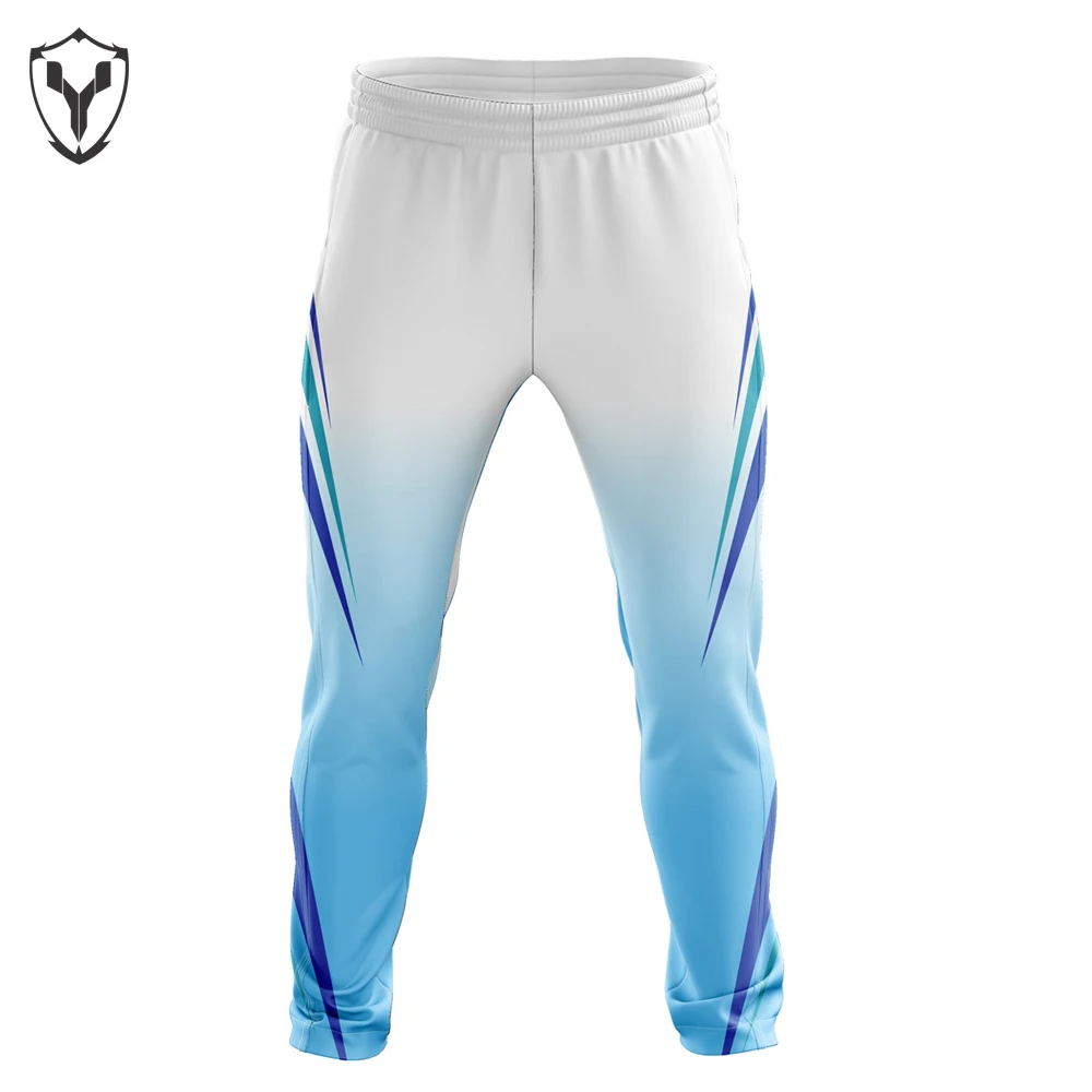 Best Quality Youth Cricket Pants Design Custom Team Logo Number Label Printed New Arrival 100% Polyester 2021