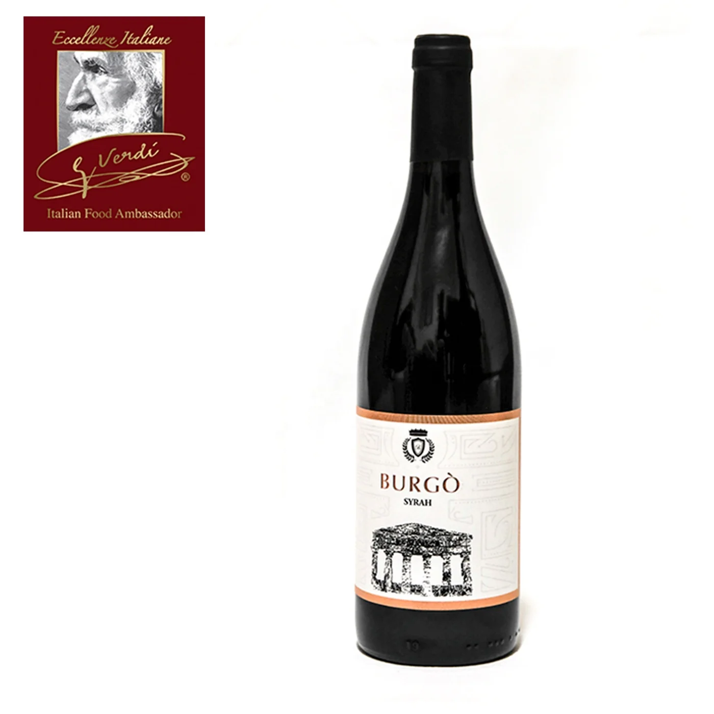750 ml Syrah DOC Giuseppe Verdi Selection Red Wine Made in Italy