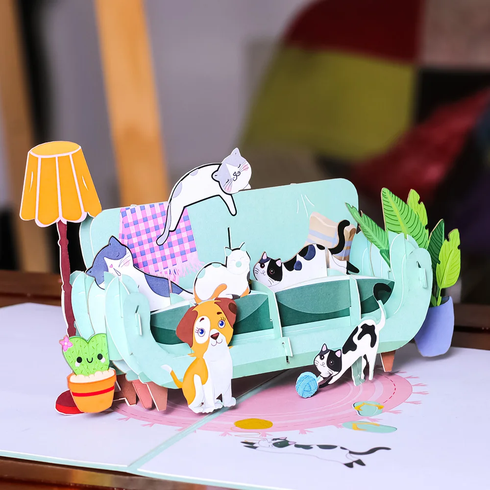  Пиратский корабль всплывающая карта счастливого отца день рождения приглашение лазерная резка 3d карты ручной работы поставки по всему миру горячая распродажа