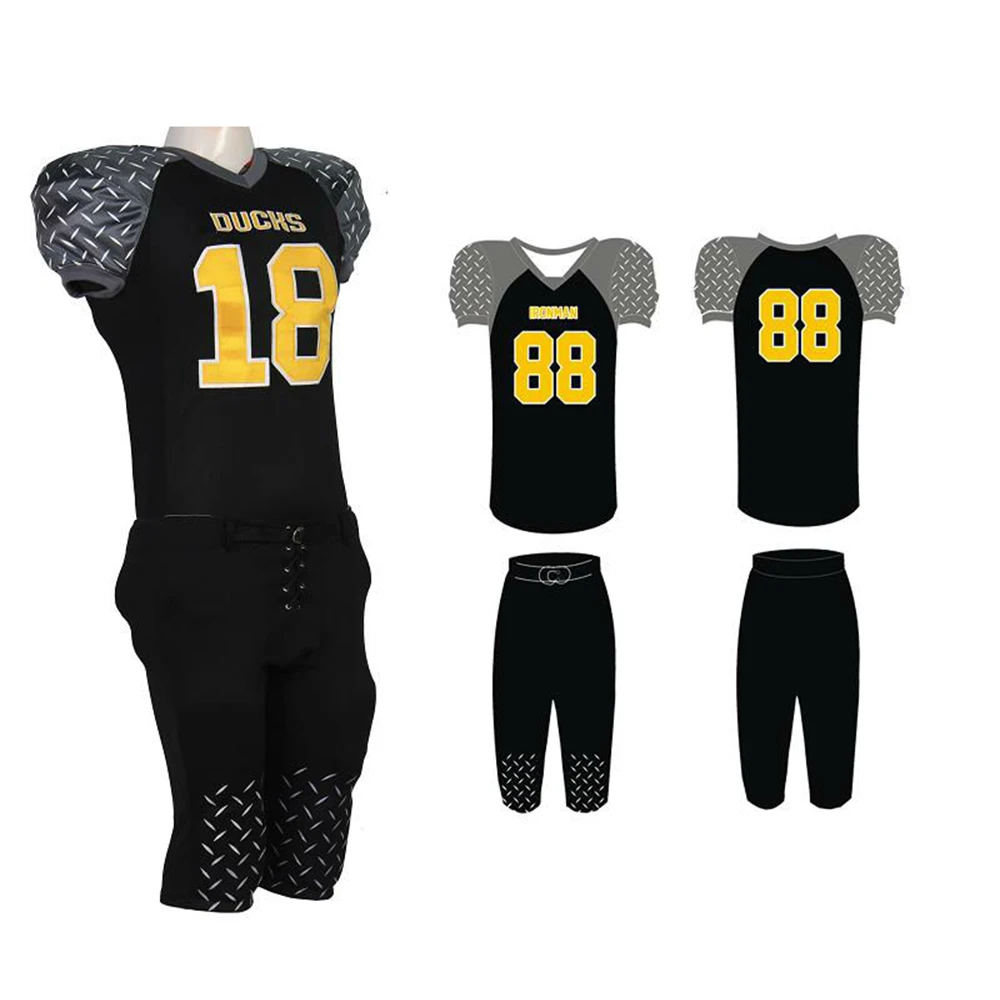 
Оптовая продажа, форма американского футбола, пуловер с V-образным вырезом, рубашка с коротким полиэфирным принтом, Футбольная форма 