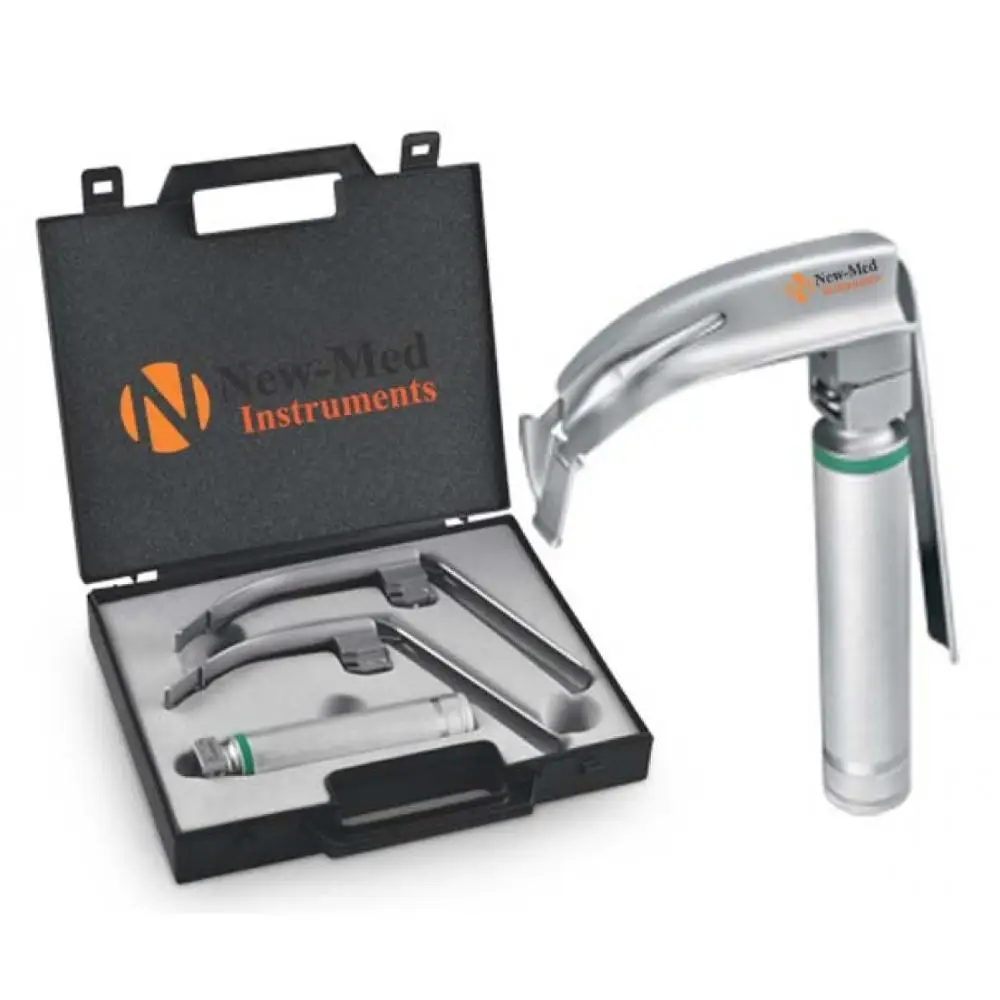 FlexiTip Moveable Fiber optic Laryngoscope Set, ENT Tracheotomy Surgery Instruments Supplier