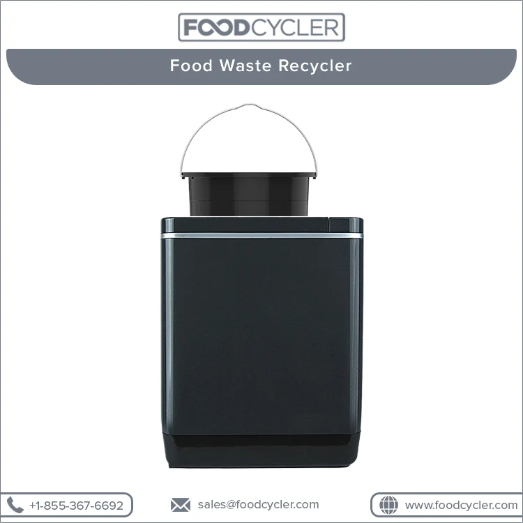 One Touch Operation Easy to Use Odorless Food Waste Compost / Recycle Machine for Global Buyers