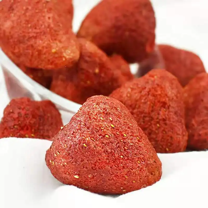 Free Samples Sliced Organic Freeze Dried Strawberry Freeze Dried Fruit Strawberry