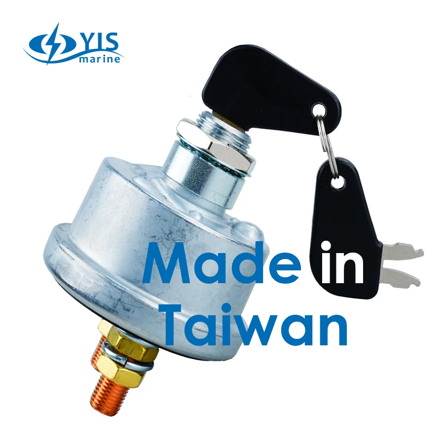 Battery Isolator Switch 250A / 450A SPST ON-OFF with Removable Key for 7N0718 replacement