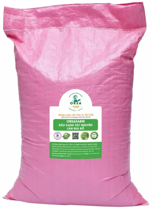 Wholesale Orsafarm Green beans 5kg/pack Premium Quality Green Mung Beans Medium Grains vigna beans for sprouting