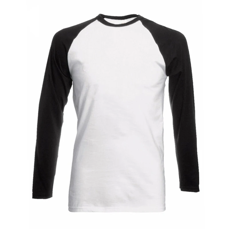 High Quality Wholesale 100% Cotton Tshirts Sublimation T Shirts Plain Custom Printing Oversized White Long Sleeve T-Shirt