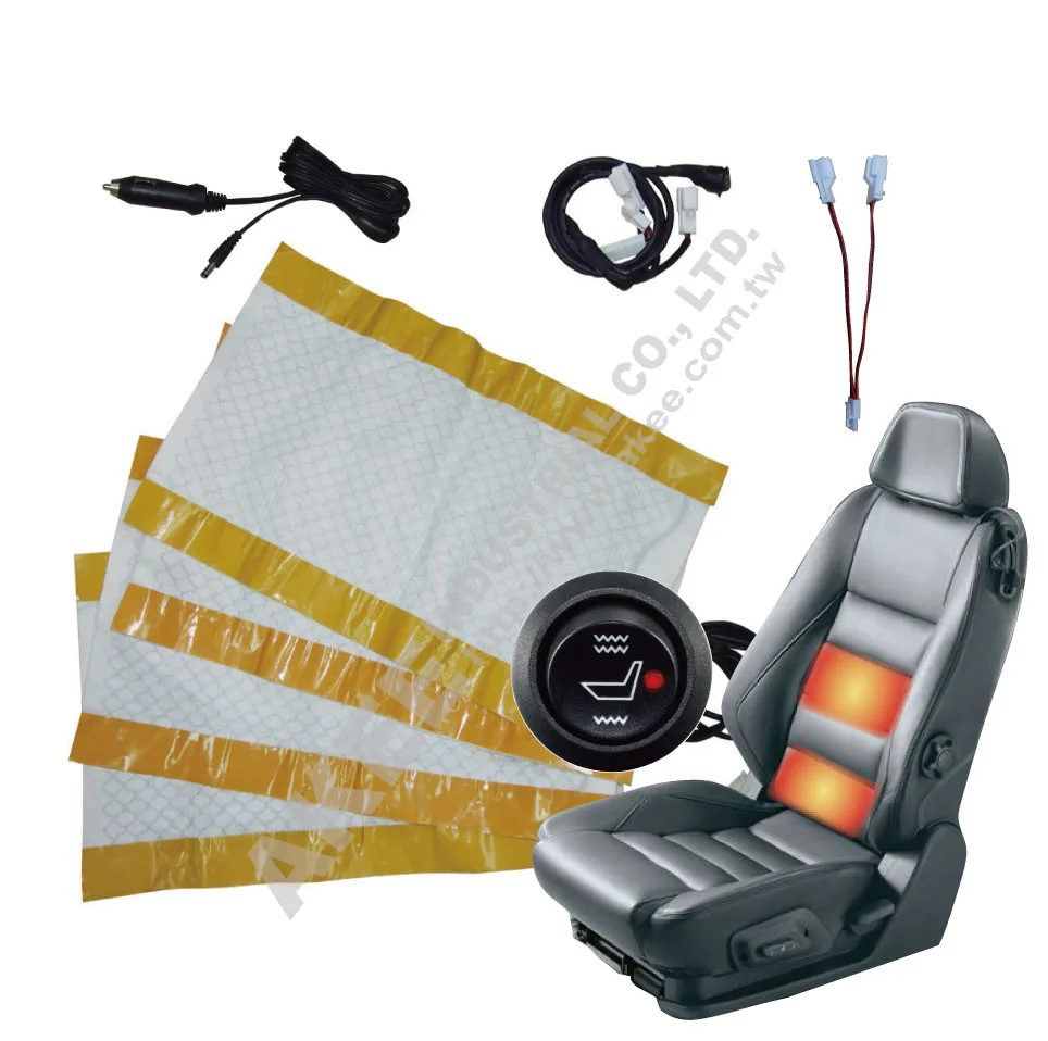 Air Pressure Massage Auto Parts Universal Carbon Fiber Heating Pad Vehicle Seats Massage Car Seat car seat heating pad parts TW