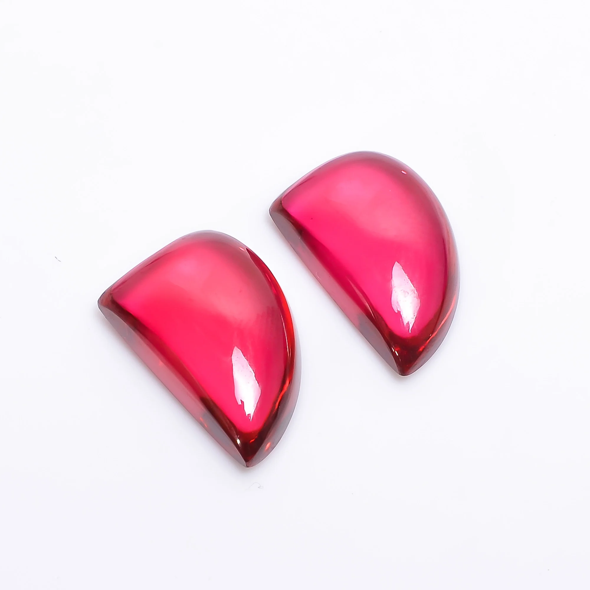 Ruby fancy cabochon Natural Corundum Ruby fancy Shape cabochon Cut Stone Gemstone