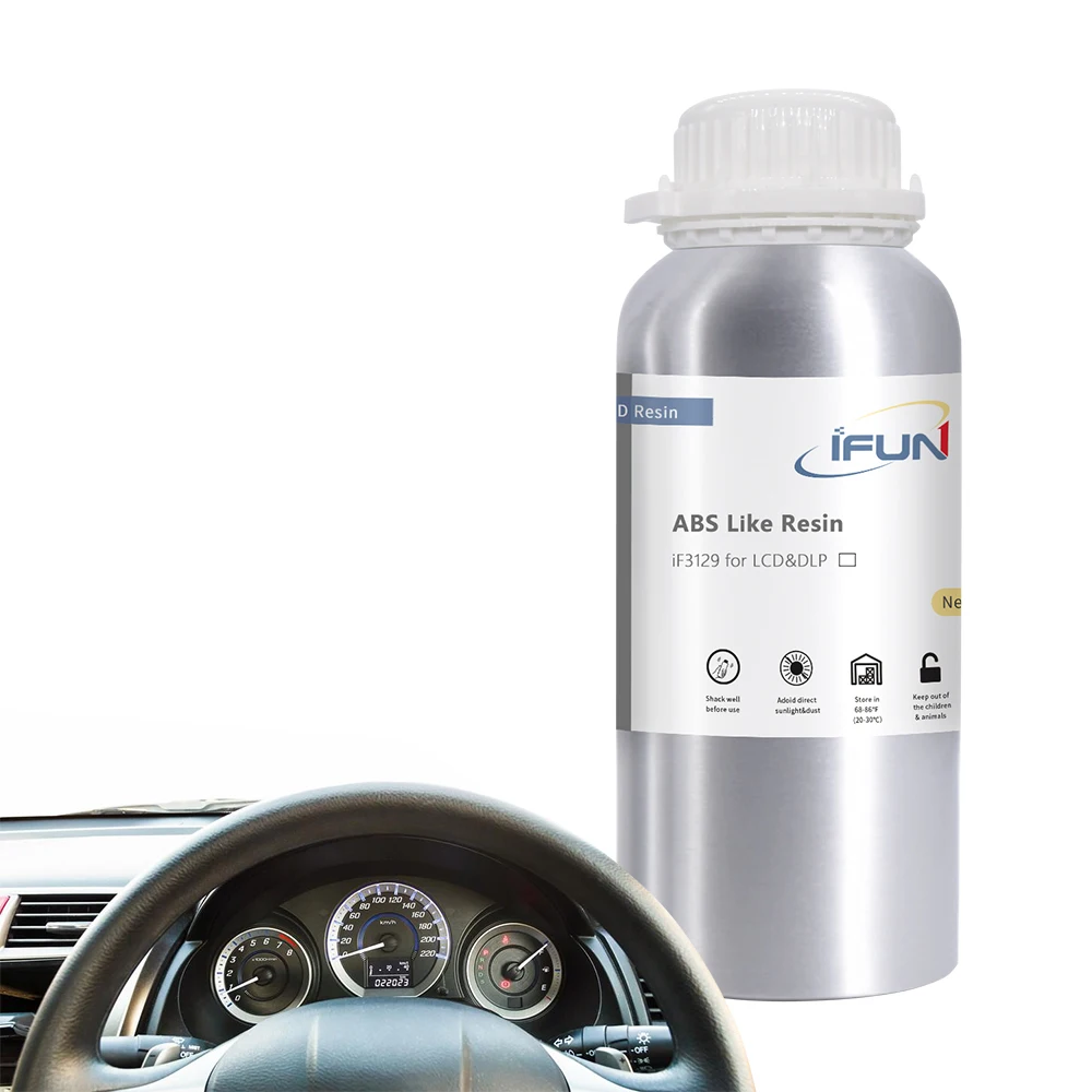 
IFUN Black color UV resin #3129 ABS Like resin for high temperature resistant car dash board  (1700006412639)
